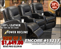 Berkline Encore 13217 Home Theater Seats