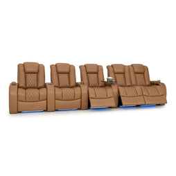 Diamante Italian Leather Zero Gravity Home Theater Seating