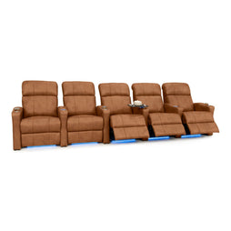 Napa Italian Leather Spacesaver Home Theater Seating