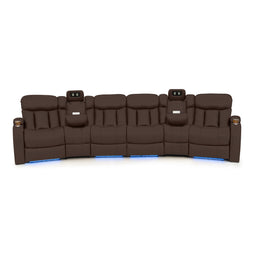 Seatcraft Niagara Italian Leather Sofa, Power Recline