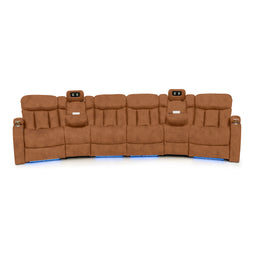 Seatcraft Niagara Italian Leather Sofa, Power Recline