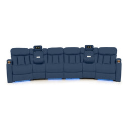Seatcraft Niagara Italian Leather Sofa, Manual Recline