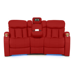 Seatcraft Niagara Italian Leather Sofa, Power Recline