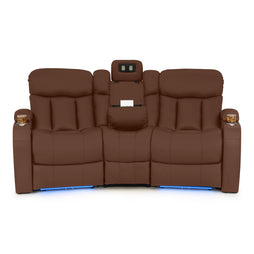 Seatcraft Niagara Italian Leather Sofa, Power Recline
