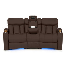 Seatcraft Niagara Italian Leather Sofa, Power Recline