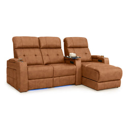 Kodiak Chaise CoolZeroᵀᴹ Italian Leather Home Theater Seating
