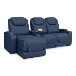 Equinox Chaise CoolZeroᵀᴹ Italian Leather Home Theater Seating