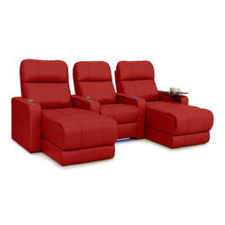 Monterey Chaise CoolZeroᵀᴹ Italian Leather Home Theater Seating