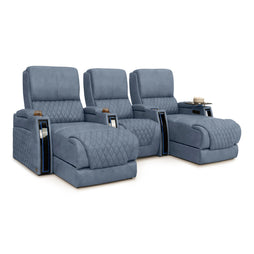 Apex Chaise CoolZeroᵀᴹ Italian Leather Home Theater Seating