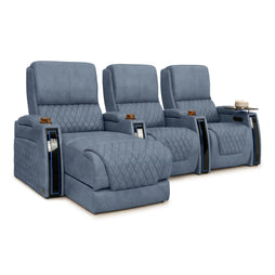 Apex Chaise CoolZeroᵀᴹ Italian Leather Home Theater Seating