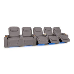 Pantheon Italian Leather Big & Tall Home Theater Seating