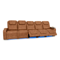 Pantheon Italian Leather Big & Tall Home Theater Seating