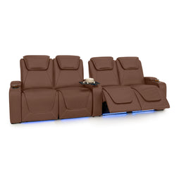 Paladin Italian Leather Heat & Massage Home Theater Seating