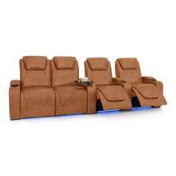 Paladin Italian Leather Heat & Massage Home Theater Seating