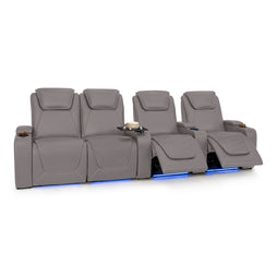 Paladin Italian Leather Heat & Massage Home Theater Seating