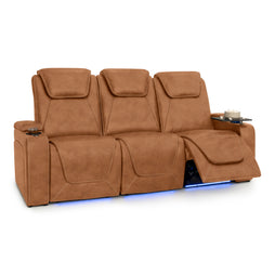 Paladin Italian Leather Heat & Massage Home Theater Seating