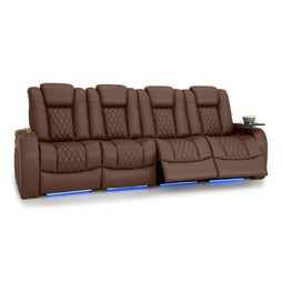 Diamante Italian Leather Zero Gravity Home Theater Seating