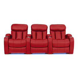Grenada Italian Leather Home Theater Seating