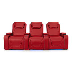 Paladin Italian Leather Heat & Massage Home Theater Seating