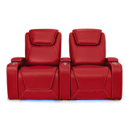 Pantheon Italian Leather Big & Tall Home Theater Seating