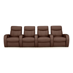 Rialto Italian Leather Home Theater Seating