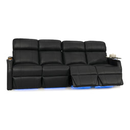 Sienna Italian Leather Spacesaver Home Theater Seating