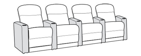 Row of 4 Standard 131.0"