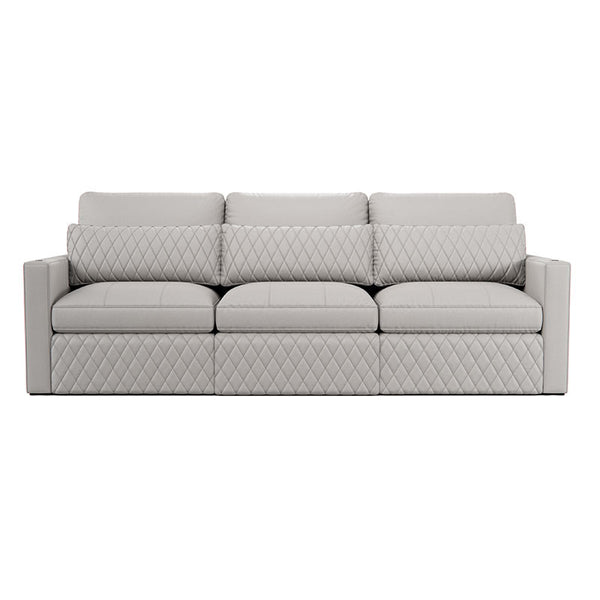 Diamante Gray Modular Chaise Sofa