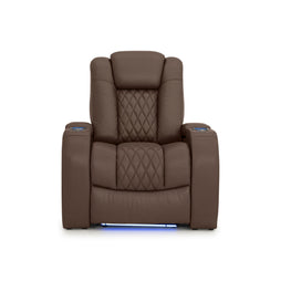 Diamante CoolZeroᵀᴹ Italian Leather Home Theater Seating Single Recliner