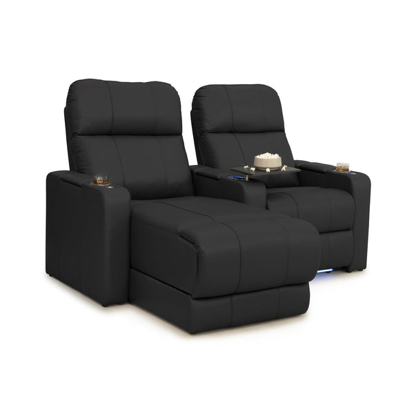 Monterey Chaise CoolZeroᵀᴹ Italian Leather Home Theater Seating