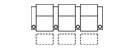 Row of 3 Standard 101.0"