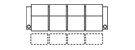 Row of 4 Sofa 113.0"