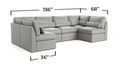 U-Sectional 8-Piece