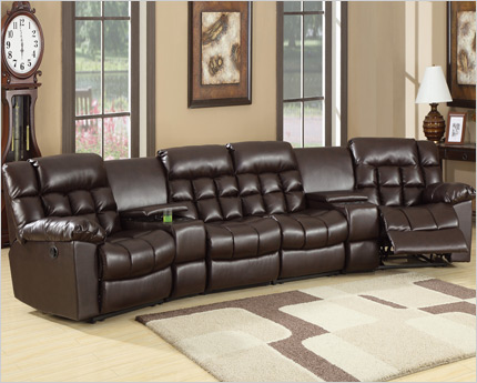 Coaster Natalie Home Theater Sectional