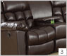 Coaster Natalie 600004 Home Theater Seating