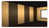 Home Theater Acoustical Wall Paneling