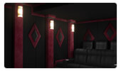 Home Theater Decor Columns