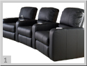 LANE 122 Hat Trick Home Theater Seating