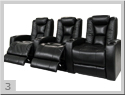 LANE 125 MVP Home Theater Seating