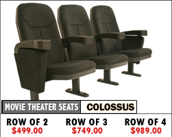 Colossus Stadium Style Theater Seats