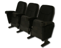 Black Microfiber Theatre Seat