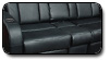 Flip-up Console in the Up Position.