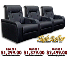 Highroller Home Theater Seating