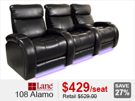 Lane 108 Alamo Home Theater Seating