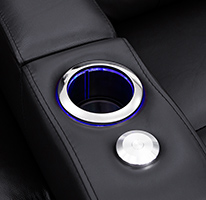 ambient lighting cupholder