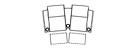 Palliser Theater Seat Row of 2 Dimensions