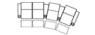 Palliser Theater Seat Row of 4 Loveseat Left Dimensions