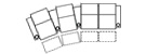 Palliser Theater Seat Row of 4 Loveseat Right Dimensions