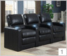 Seatcraft Barcelona Back Row Home Theater Seating