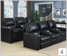 Seatcraft Barcelona Back Row Home Theater Seating